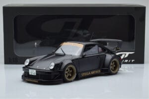 Porsche 911 964 RWB Stella Artois Fekete GT Spirit 1:18 GT421 Gyanta – 6. kép a 6-ből