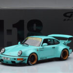 Porsche 911 964 RWB Tiffany Kék GT Spirit 1:18 - image 6 of 6