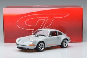 Porsche 911 964 Singer Szürke GT Spirit 1:18 GT088 Gyanta – 6. kép a 6-ből