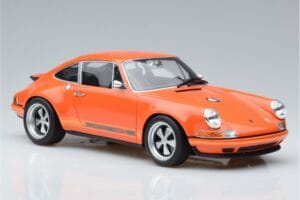 Porsche 911 964 Singer Narancssárga Különleges Kiadás GT Spirit 1:18 ZM049 Gyanta – 4. kép a 6-ből