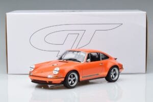 Porsche 911 964 Singer Narancssárga Különleges Kiadás GT Spirit 1:18 ZM049 Gyanta – 6. kép a 6-ből