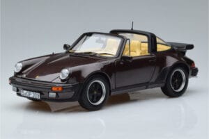 Porsche 911 964 Turbo Targa Barna Norev 1:18 187665 Fém