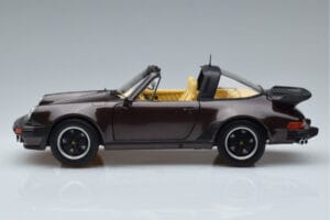 Porsche 911 964 Turbo Targa Barna Norev 1:18 187665 Fém – 5. kép a 8-ből