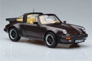 Porsche 911 964 Turbo Targa Barna Norev 1:18 187665 Fém – 6. kép a 8-ből