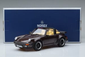 Porsche 911 964 Turbo Targa Barna Norev 1:18 187665 Fém – 8. kép a 8-ből