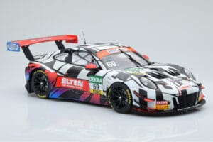 Porsche 911 GT3 R Iron Force by Ring Police #69 J. van Slooten / L. Luhr ADAC GT Masters 2018 Minichamps 1:18 153186969 Fém – 3. kép a 5-ből