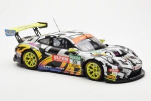 Porsche 911 991.2 GT3 R #69 Team Iron Force Racing Ring Police L. Luhr / M. Holzer ADAC GT Masters 2019 Minichamps 1:18 15319 – 4. kép a 6-ből