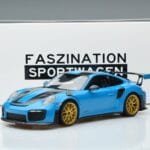 Porsche 911 991.2 GT3 RS Weissach Package Miami Kék Arany Felnik Minichamps 1:18 153068310 Fém - image 6 of 6