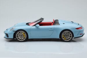 Porsche 911 991.2 Speedster Meissen Kék GT Spirit 1:18 GT408 Gyanta – 3. kép a 6-ből