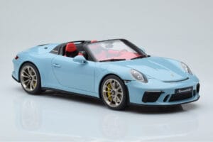 Porsche 911 991.2 Speedster Meissen Kék GT Spirit 1:18 GT408 Gyanta – 4. kép a 6-ből