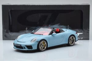 Porsche 911 991.2 Speedster Meissen Kék GT Spirit 1:18 GT408 Gyanta – 6. kép a 6-ből