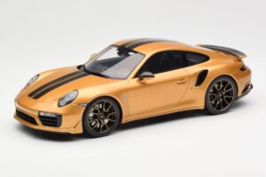Porsche 911 991.2 Turbo S Exclusive Arany GT Spirit 1:18 GT444