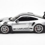 Porsche 911 992 GT3 Weissach Pack GT Ezüst Metallic Norev 1:18 - image 4 of 8