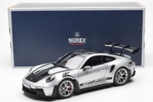 Porsche 911 992 GT3 Weissach Pack GT Ezüst Metallic Norev 1:18 187366 Fém – 8. kép a 8-ből