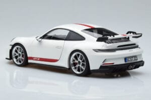 Porsche 911 992 GT3 Fehér Norev 1:18 187306 Fém – 6. kép a 7-ből