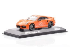 Porsche 911 992 Turbo S Gulf Narancssárga Minichamps 1:43 WAP0209060N002 Fém – 2. kép a 4-ből