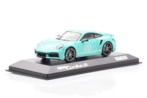 Porsche 911 992 Turbo S Mint Zöld Minichamps 1:43 WAP0209070N003 Fém – 2. kép a 4-ből