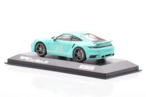 Porsche 911 992 Turbo S Mint Zöld Minichamps 1:43 WAP0209070N003 Fém – 3. kép a 4-ből