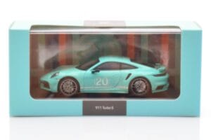 Porsche 911 992 Turbo S Mint Zöld Minichamps 1:43 WAP0209070N003 Fém – 4. kép a 4-ből