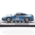 Porsche 911 992 Turbo S Oslo Kék Minichamps 1:43