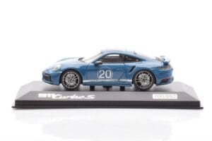 Porsche 911 992 Turbo S Oslo Kék Minichamps 1:43 WAP0209050N001
