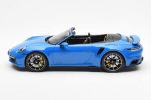 Porsche 911 992 Turbo S Shark Kék GT Spirit 1:18 GT441 Gyanta – 3. kép a 6-ből