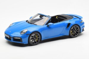 Porsche 911 992 Turbo S Shark Kék GT Spirit 1:18 GT441