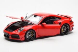Porsche 911 992 Turbo S Sport Design Piros Minichamps 1:18 113069078 Fém – 2. kép a 8-ből