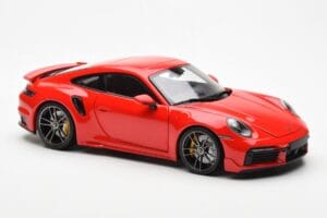 Porsche 911 992 Turbo S Sport Design Piros Minichamps 1:18 113069078 Fém – 6. kép a 8-ből