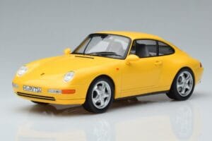 Porsche 911 993 Carrera Sárga Norev 1:18 187596 Fém