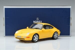 Porsche 911 993 Carrera Sárga Norev 1:18 187596 Fém – 6. kép a 6-ből