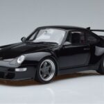 Porsche 911 993 Gunther Werks 400R Fekete GT Spirit 1:18 KJ028 Gyanta