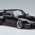 Porsche 911 993 Gunther Werks 400R Fekete GT Spirit 1:18 KJ028 Gyanta - image 4 of 6