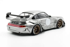 Porsche 911 993 RWB Ezüst Phantom Asia Edition GT Spirit 1:18 CLDC017 Gyanta – 2. kép a 6-ből