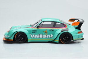 Porsche 911 993 RWB Vaillant GT Spirit 1:18 GT869 Gyanta – 3. kép a 6-ből