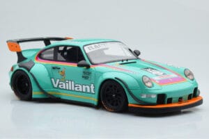 Porsche 911 993 RWB Vaillant GT Spirit 1:18 GT869 Gyanta – 4. kép a 6-ből