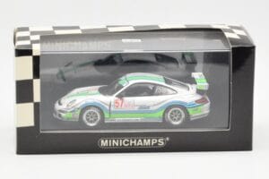Porsche 911 996 GT3 Cup #57 M. Snow IMSA GT3 Challenge 2008 Minichamps 1:43 400086757 Fém – 4. kép a 4-ből