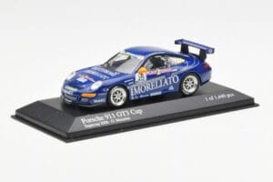 Porsche 911 996 GT3 Cup Team Morellato #16 O. Maximin Porsche Supercup 2006 Minichamps 1:43 400066416 Fém – 2. kép a 4-ből