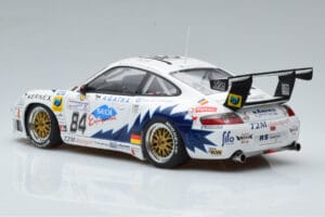 Porsche 911 996 GT3 R J. Ickx 24 Hours of Le Mans 2003 AUTOart 1:18 80379 Fém – 6. kép a 7-ből