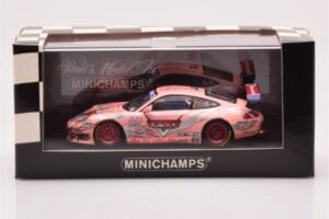 Porsche 911 996 GT3 RS Pink Sally #45 Petty / Jeanette Phoenix 250 2004 Minichamps 1:43 400046945 Fém – 4. kép a 4-ből