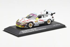 Porsche 911 996 GT3 RS Siemens #50 M. Ortelli / M. Lieb / R. Dumas 24 Hours of Spa 2003 Winners Minichamps 1:43 400036950 Fém – 2. kép a 4-ből
