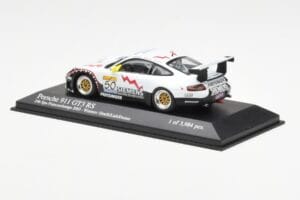 Porsche 911 996 GT3 RS Siemens #50 M. Ortelli / M. Lieb / R. Dumas 24 Hours of Spa 2003 Winners Minichamps 1:43 400036950 Fém – 3. kép a 4-ből