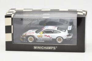 Porsche 911 996 GT3 RS Siemens #50 M. Ortelli / M. Lieb / R. Dumas 24 Hours of Spa 2003 Winners Minichamps 1:43 400036950 Fém – 4. kép a 4-ből