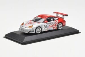Porsche 911 996 GT3 RSR Flying Lizard #80 S. Neiman / J. Pechnik / J. Van Overbeek GT2 Class 24 Hours of Le Mans 2005 Minicha – 2. kép a 4-ből