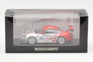 Porsche 911 996 GT3 RSR Flying Lizard #80 S. Neiman / J. Pechnik / J. Van Overbeek GT2 Class 24 Hours of Le Mans 2005 Minicha – 4. kép a 4-ből