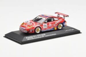 Porsche 911 996 GT3 RSR Gulf #73 Lambert / Lefort / Palttala 1000km Spa 2005 Minichamps 1:43 400056473 Fém – 2. kép a 4-ből