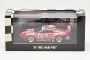 Porsche 911 996 GT3 RSR Gulf #73 Lambert / Lefort / Palttala 1000km Spa 2005 Minichamps 1:43 400056473 Fém – 4. kép a 4-ből