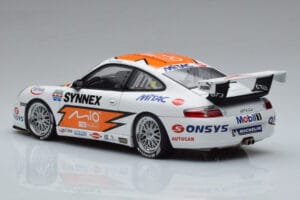 Porsche 911 996 GT3 R #1 C. Kwan Carrera Cup Asia 2004 AUTOart 1:18 80487 Fém – 6. kép a 7-ből