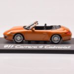 Porsche 911 997 Carrera 4 Kabrió Narancssárga Metál Minichamps 1:43