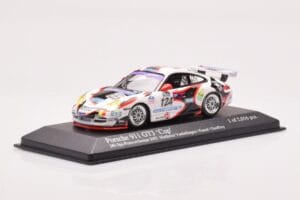 Porsche 911 997 GT3 Cup #124 Mattheus / Geoffroy / Vanbellingen / Fumal 24 Hours of Spa 2005 Minichamps 1:43 400056224 Fém – 2. kép a 4-ből